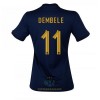 Maglia ufficiale Francia Ousmane Dembele 11 Casa Mondiali 2022 per Donna